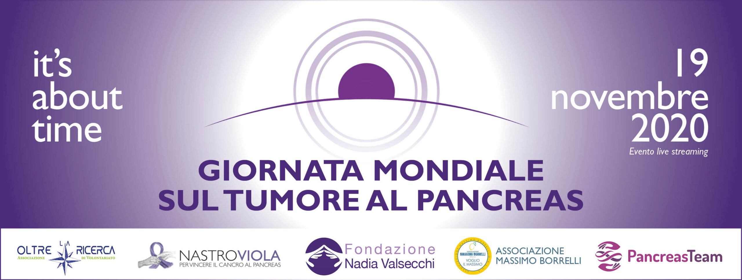 Giornata Mondiale Tumore Pancreas 2020