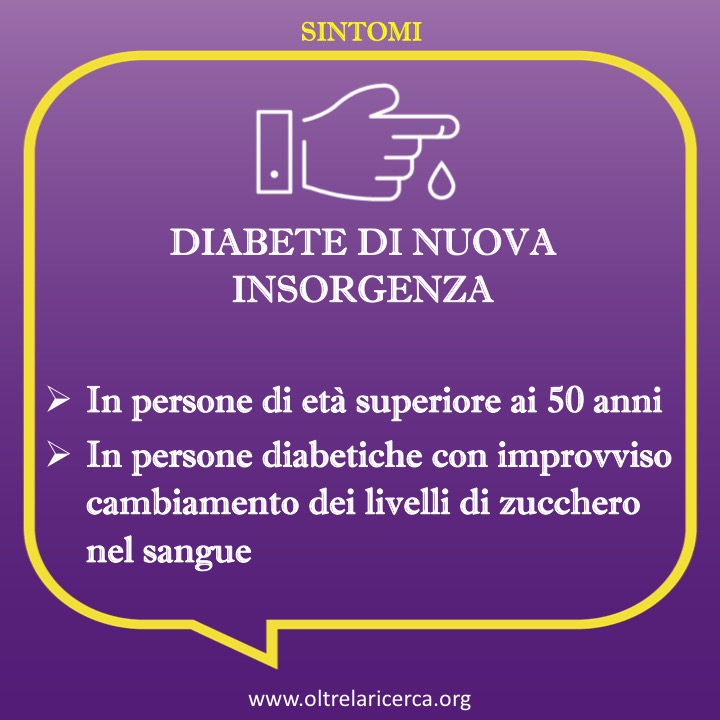Sintomi-Diabete di nuova insorgenza