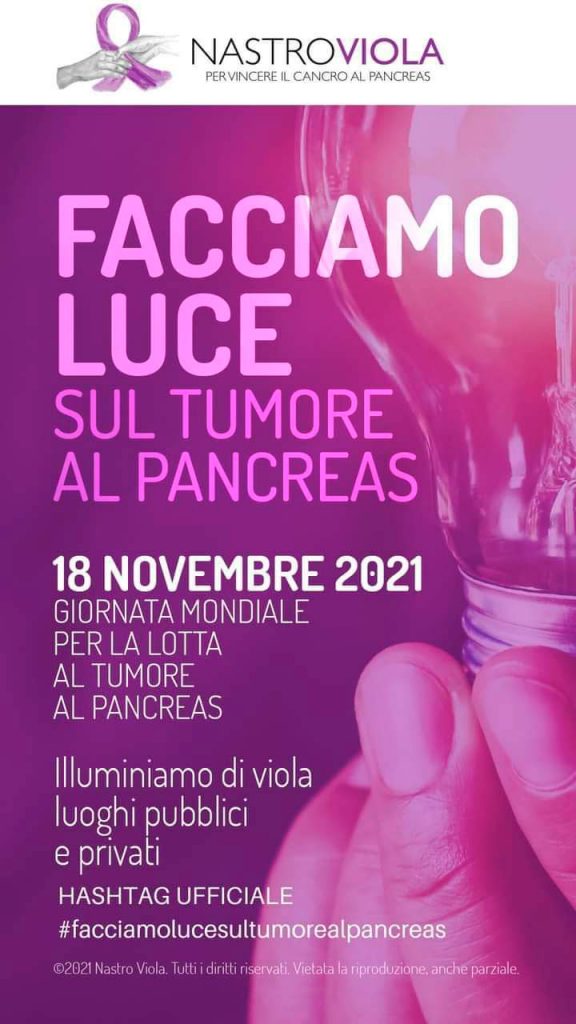 Giornata Mondiale Tumore Pancreas 2021